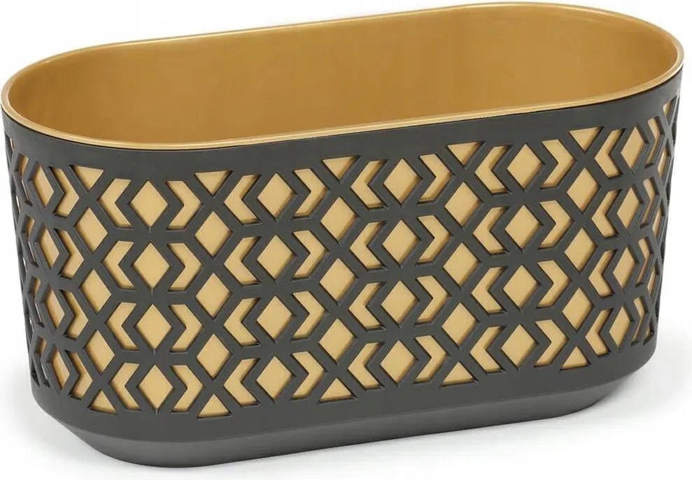 Virágtartó Doboz Erkély Tál Kerti Virágtartó Betét Otthoni virágágyás 40cm