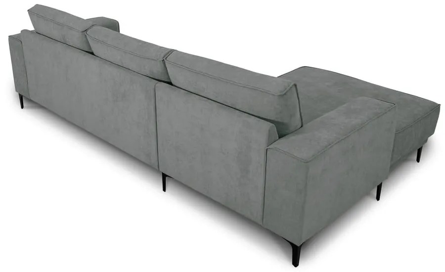 Sötétszürke sarokkanapé (bal oldali) Copenhagen – Scandic