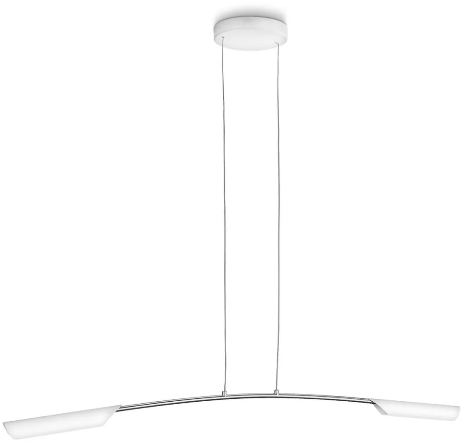 Philips 37950/31/16 - LED Dimmelhető csillár zsinóron LEDINO BIS 2xLED/7,5W