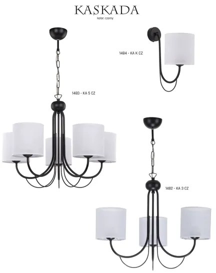 Jupiter 1484 - Fali lámpa KASKADA 1xE27/60W/230V