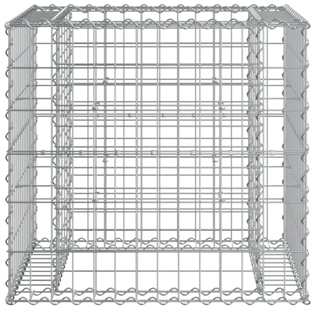tömör duglászfenyő kerti pad gabion kosárral