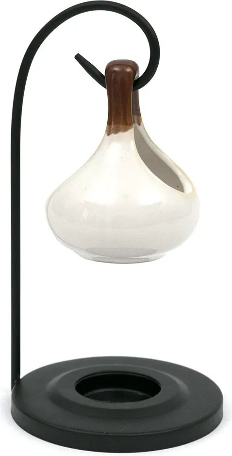 Illatosító Kandalló Fekete Fehér 20x10cm Függő