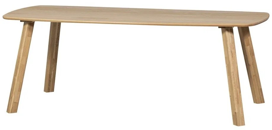 Tölgyfa étkezőasztal 100x180 cm Tablo – WOOOD