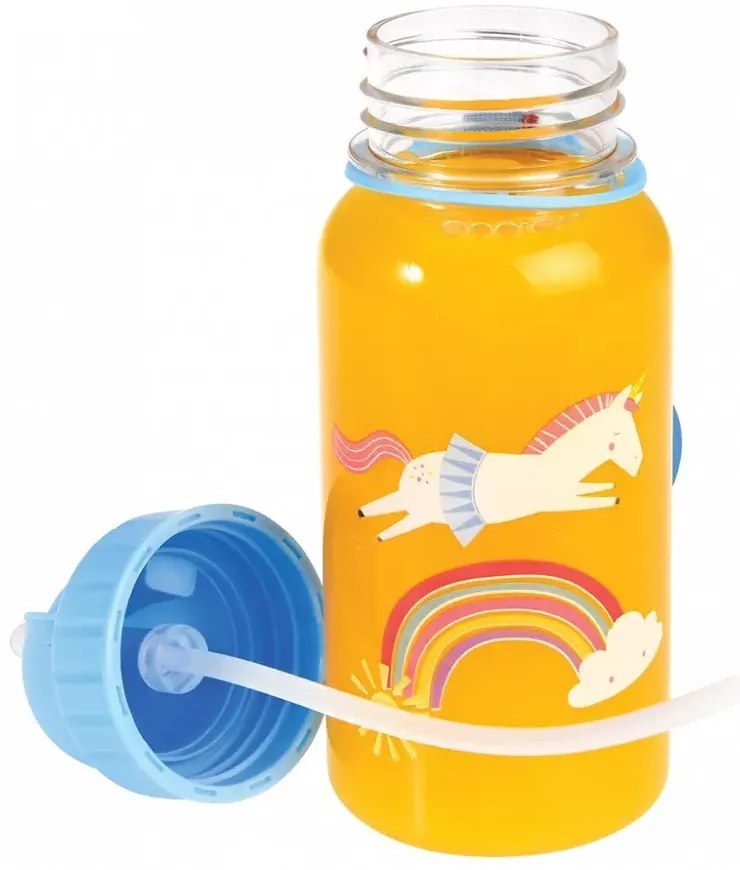 Kék tritán gyerek ivópalack 500 ml Magical Unicorn – Rex London