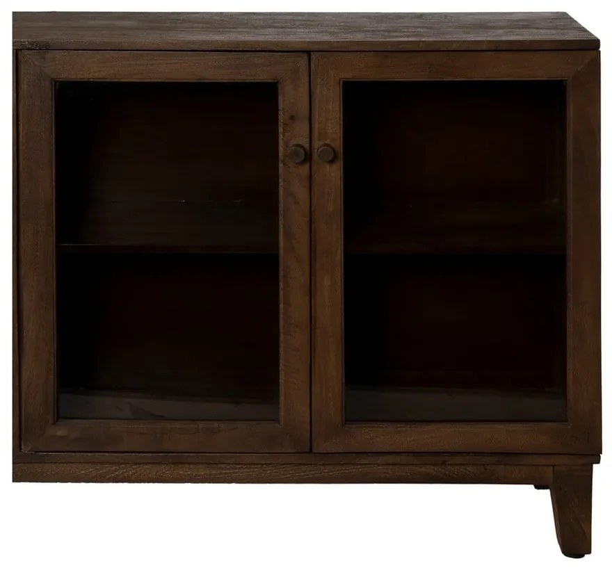 Barna mangófa tálalószekrény 180x87x35 cm Ravi – Ixia