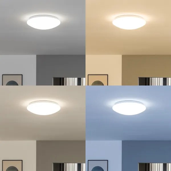 Eglo 33219 - GIRON-C RGB LED mennyezeti lámpa LED/17W/230V, átm. 30 cm, fehér