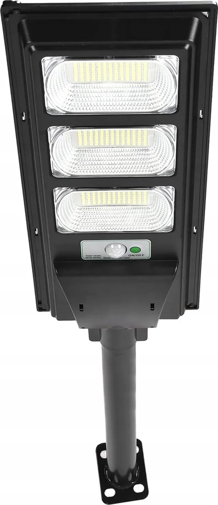 Kültéri Led napelemes lámpa 351 dióda vízálló fali távirányítóval