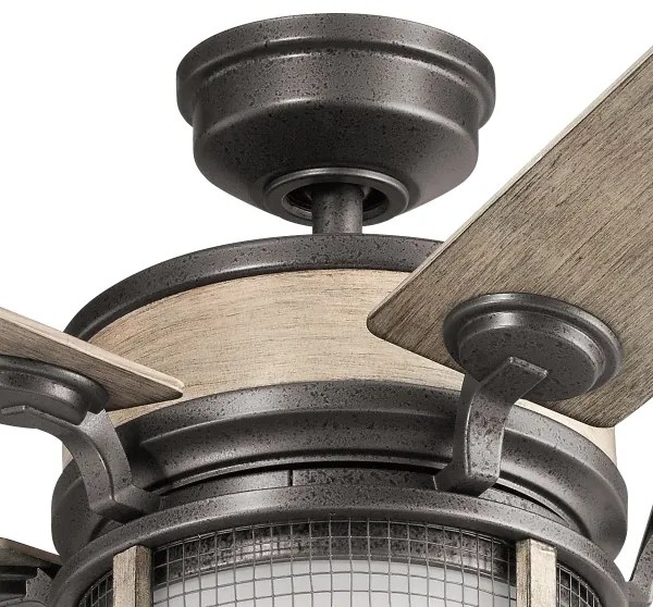 Kichler KLF-AHRENDALE-60-AVI-LED Dimmelhető mennyezeti ventilátor 10W/230V IP44 + távirányító