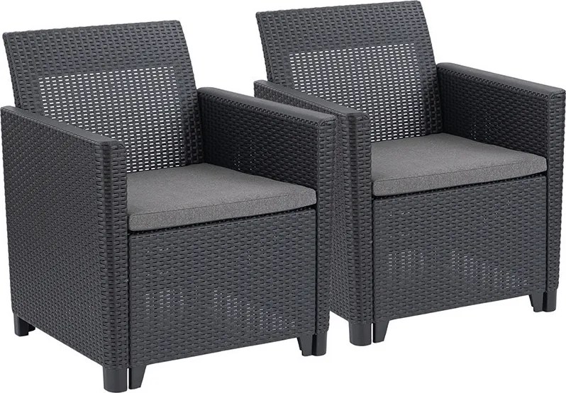 Claire duo műrattan kerti fotel