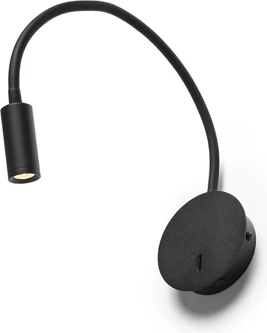 RENDL VALE fali lámpa fekete 230V LED 3W 30° 3000K