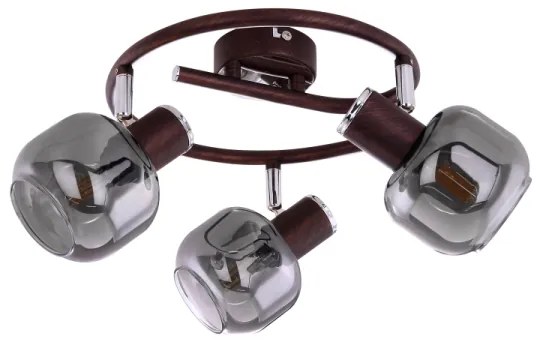 Globo 54303-3 - Spotlámpa PALLO 3xE14/40W/230V