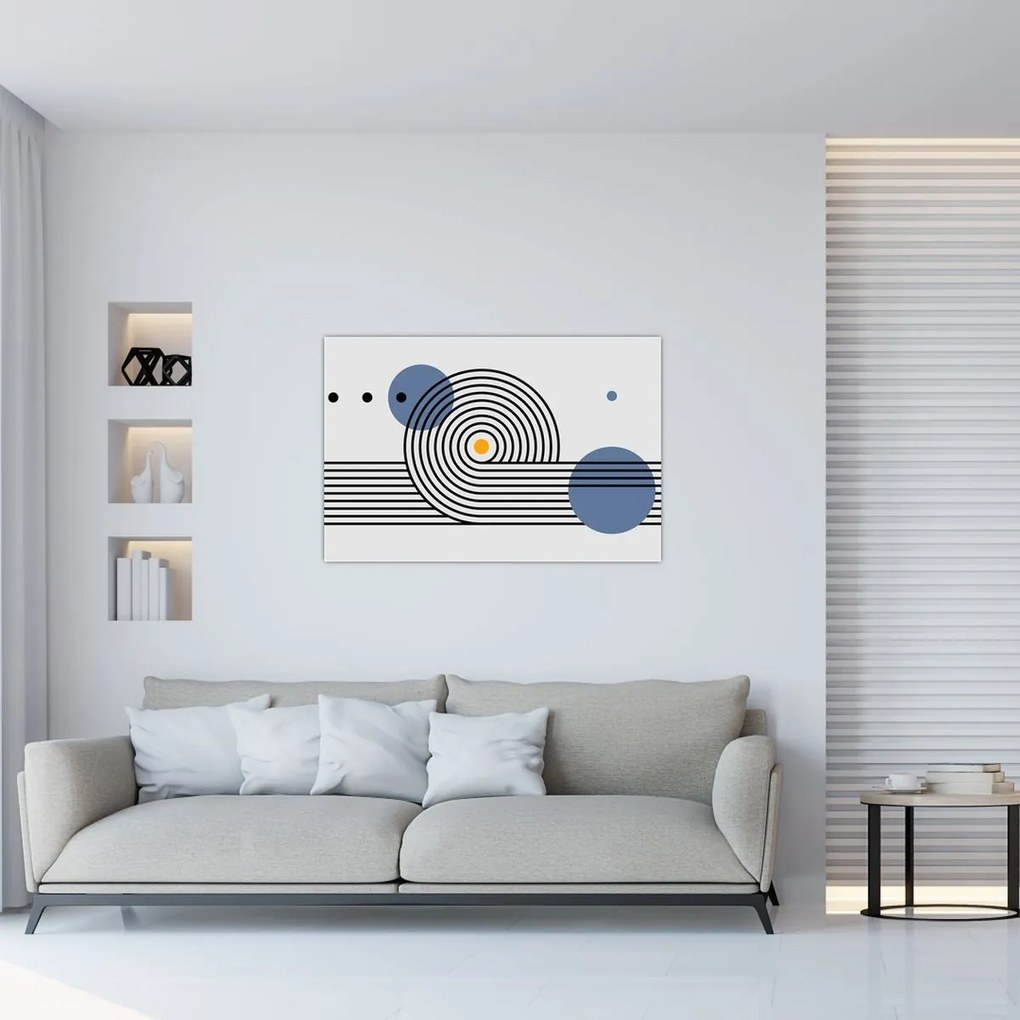Kép - Minimalista absztrakció N⁰1 (90x60 cm)