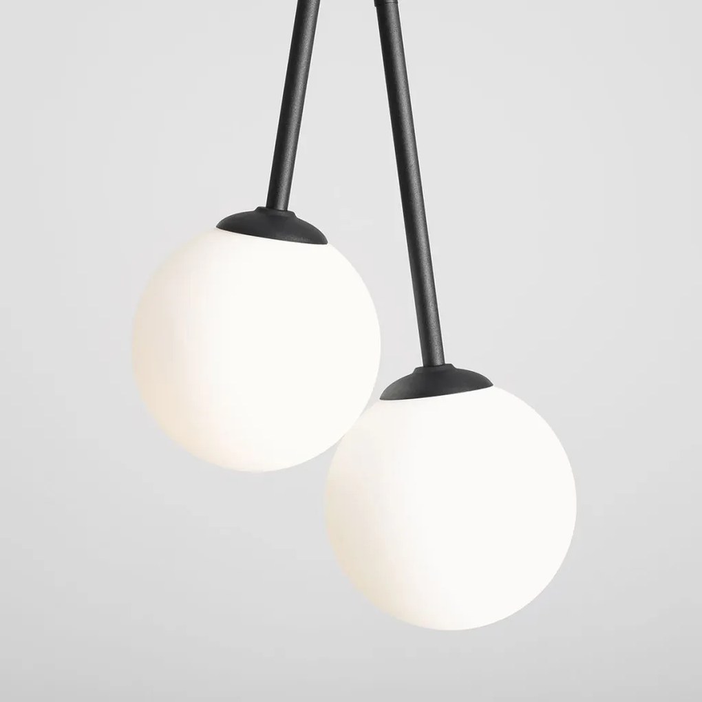ALDEX 1087L1 BOSSO Modern Led Függesztett Lámpa Fekete E14 IP20