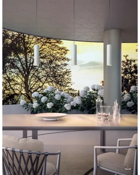 Redo 90570 - LED Kültéri függeszték KLOU LED/9W/230V IP54 fehér