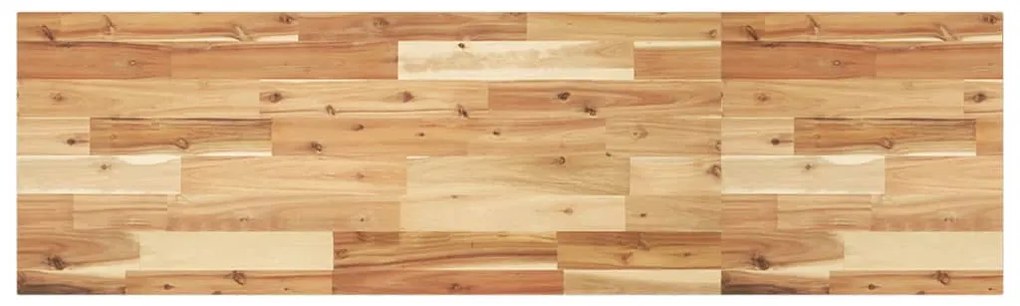 2 db olajbevonatú tömör akácfa függőpolc 140 x 40 x 2 cm