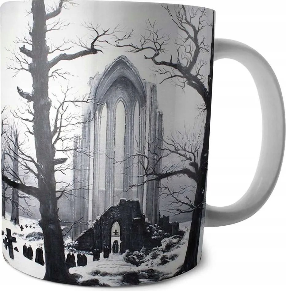 Bögre Temető a hóban Caspar David Friedrich