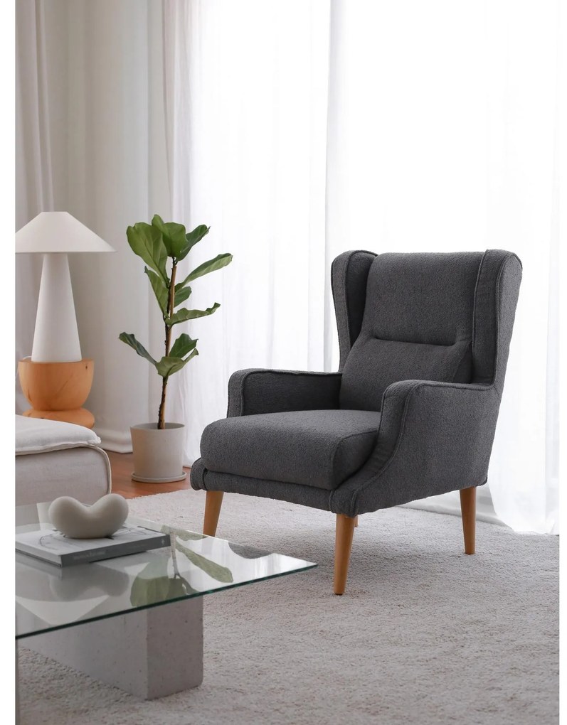 Füles fotel Klamoretta (füst + fa). Akció -25%. 1106513