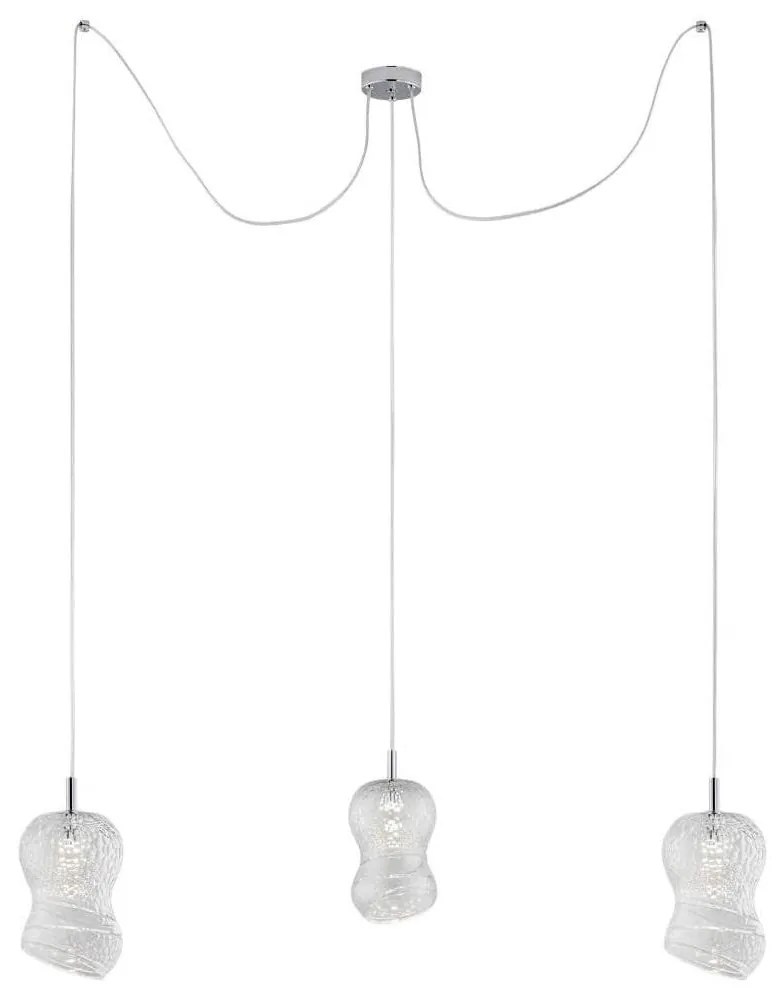 Argon 1357 - LED Csillár zsinóron GARDA 3xLED/5W/230V