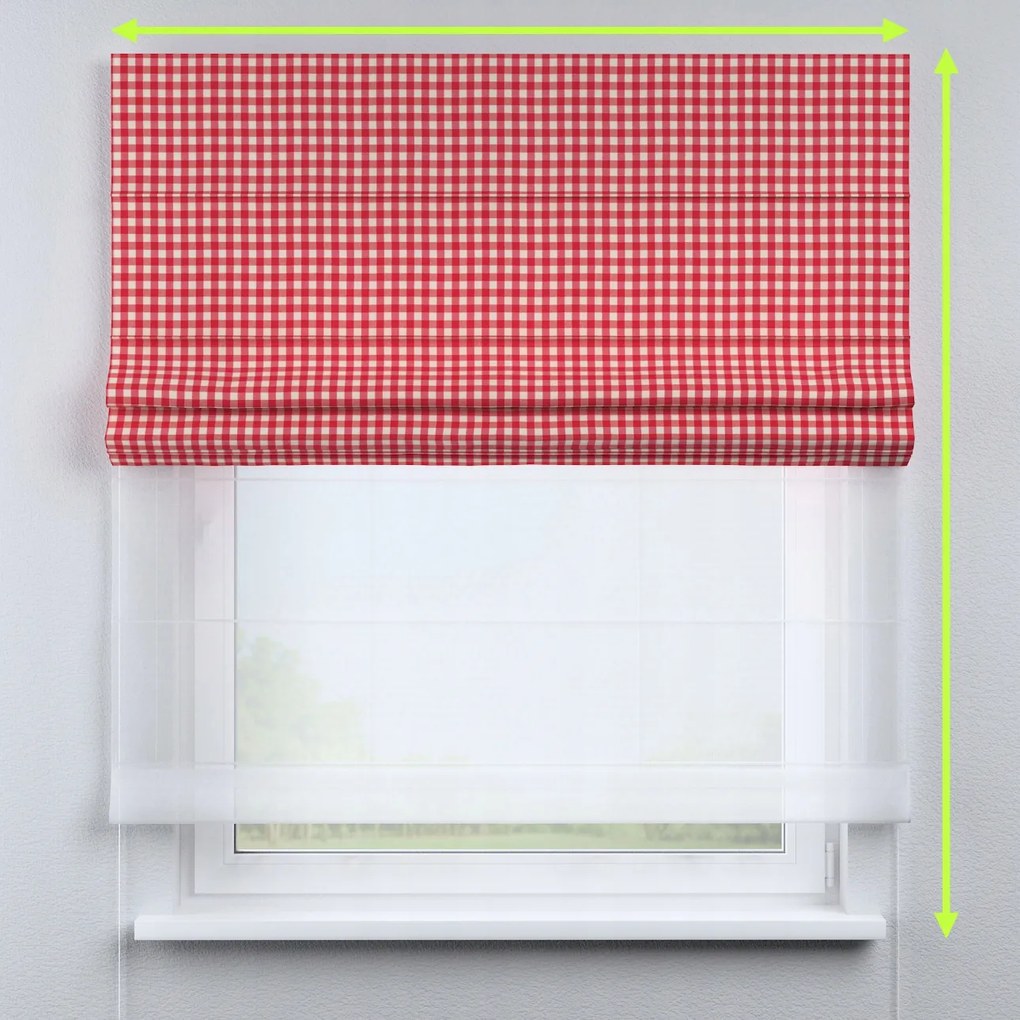 Kész római roló Duo 120x170cm piros