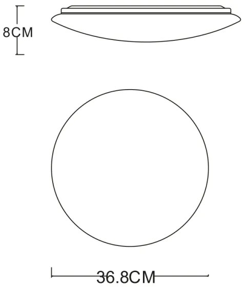 GLOBO 483888-24 - PIERRE LED mennyezeti lámpa LED/24W/230V