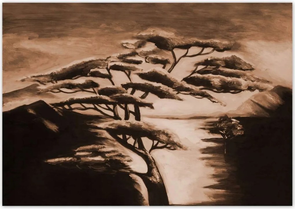 Poszterek 100x70 Afrikai fa