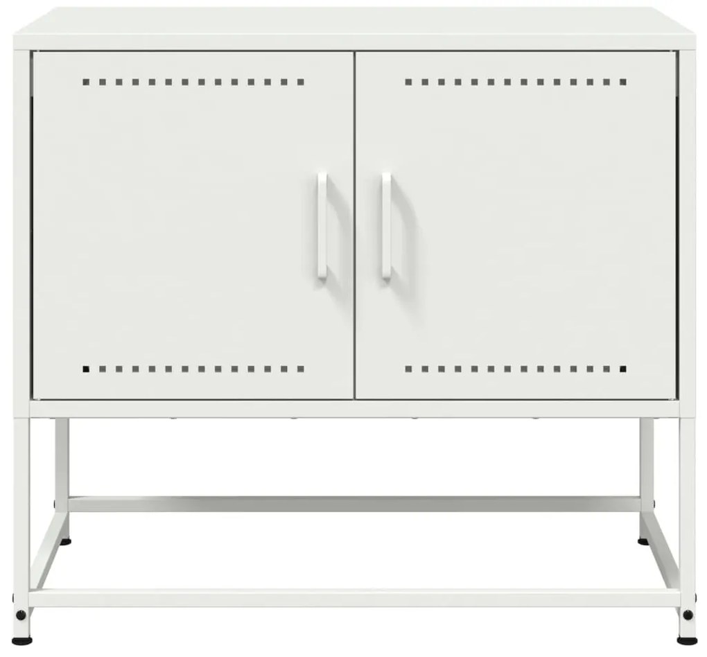 fehér acél TV-szekrény 68,5x39x60,5 cm