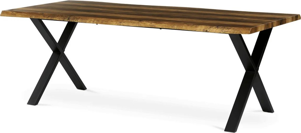 Étkezőasztal 210x100 cm MDF old wood