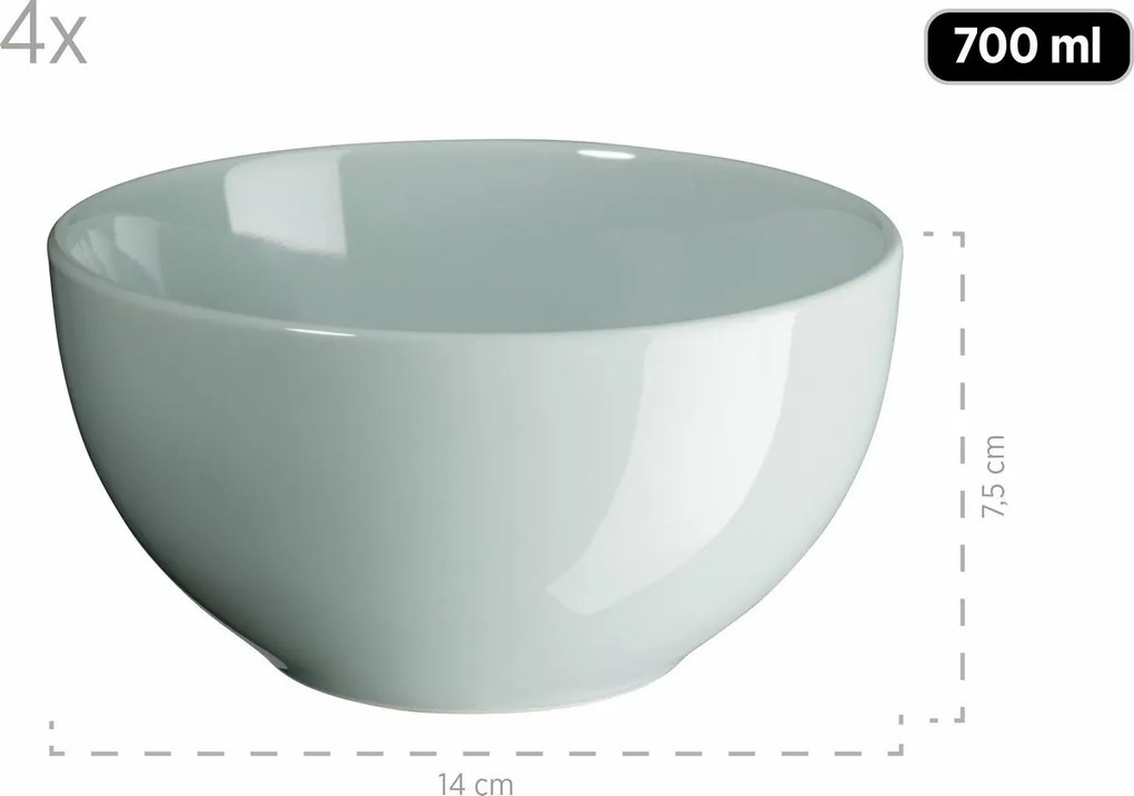 Mäser 16 darabos étkészlet PASTEL SELECTION –mentol