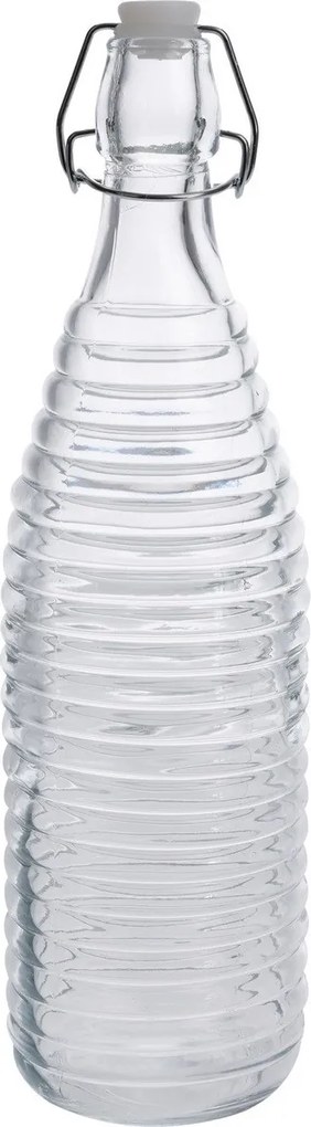 Stripes csatos üvegpalack 1 l