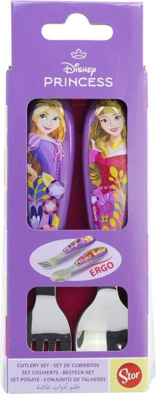 Disney Hercegnők Courageous Heart fém ergo evőeszköz készlet - 2 darabos