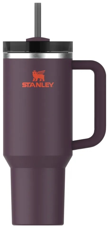 Sötétlila rozsdamentes acél termosz szívószállal 1,18 l Quencher H2.0 FlowState Tumbler Plum – Stanley