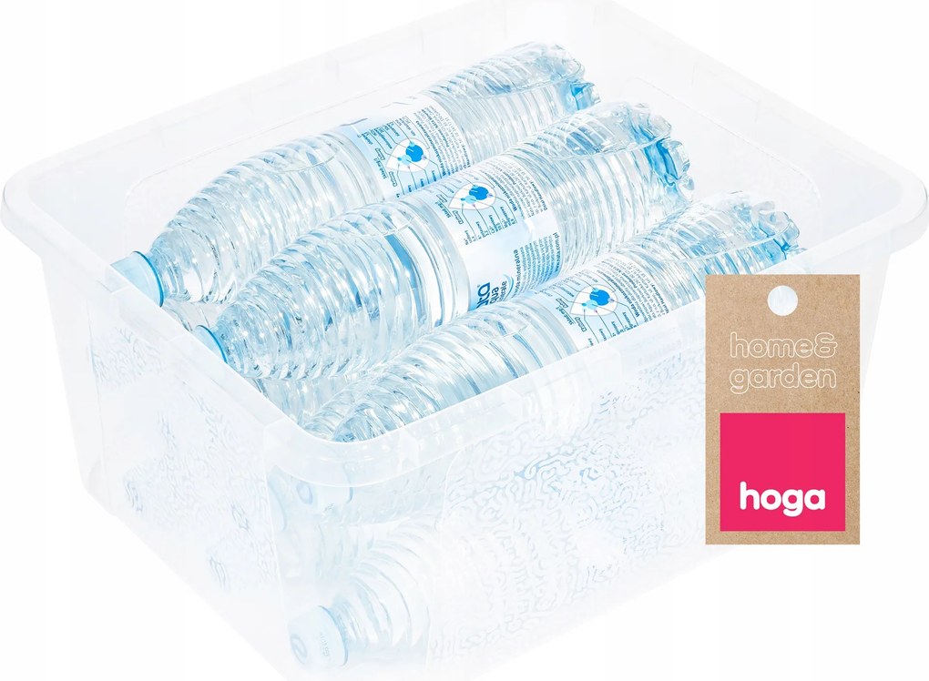 Hoga 1033 Átlátszó Comfort Box Tárolódoboz 20L