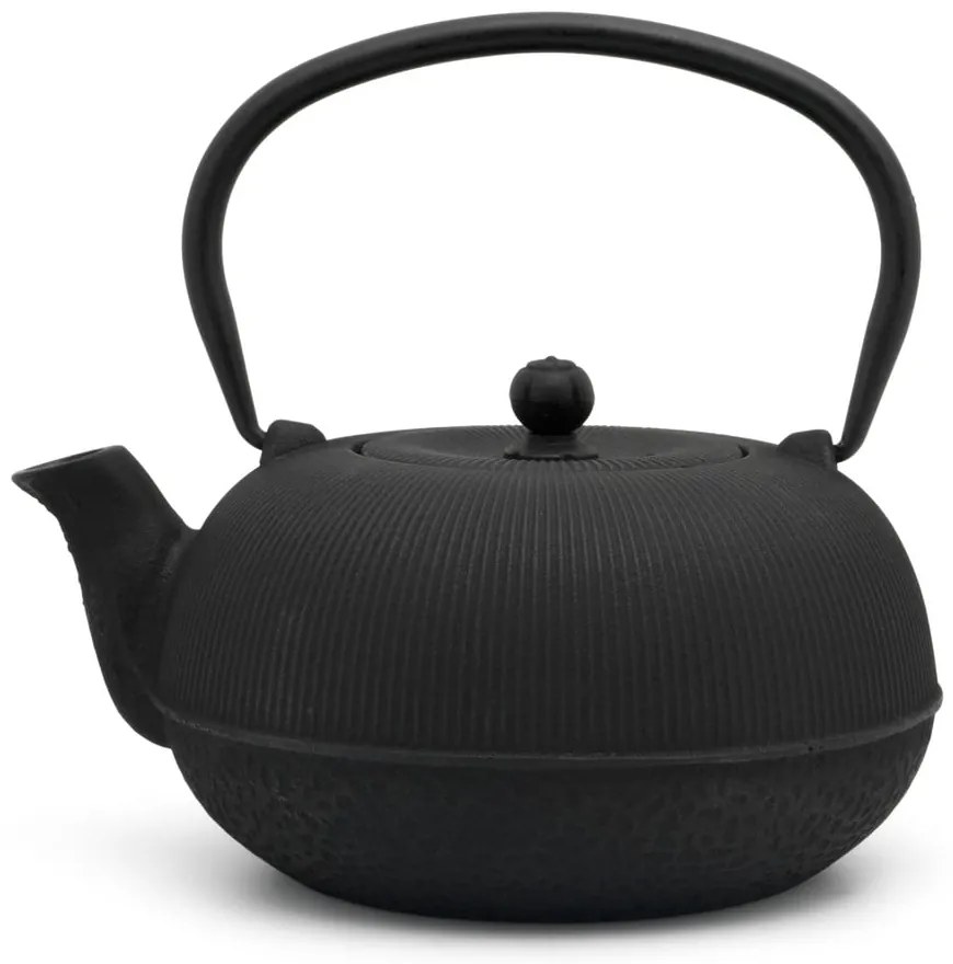 Fekete porcelán-öntöttvas teázó szett Sichuan – Bredemeijer