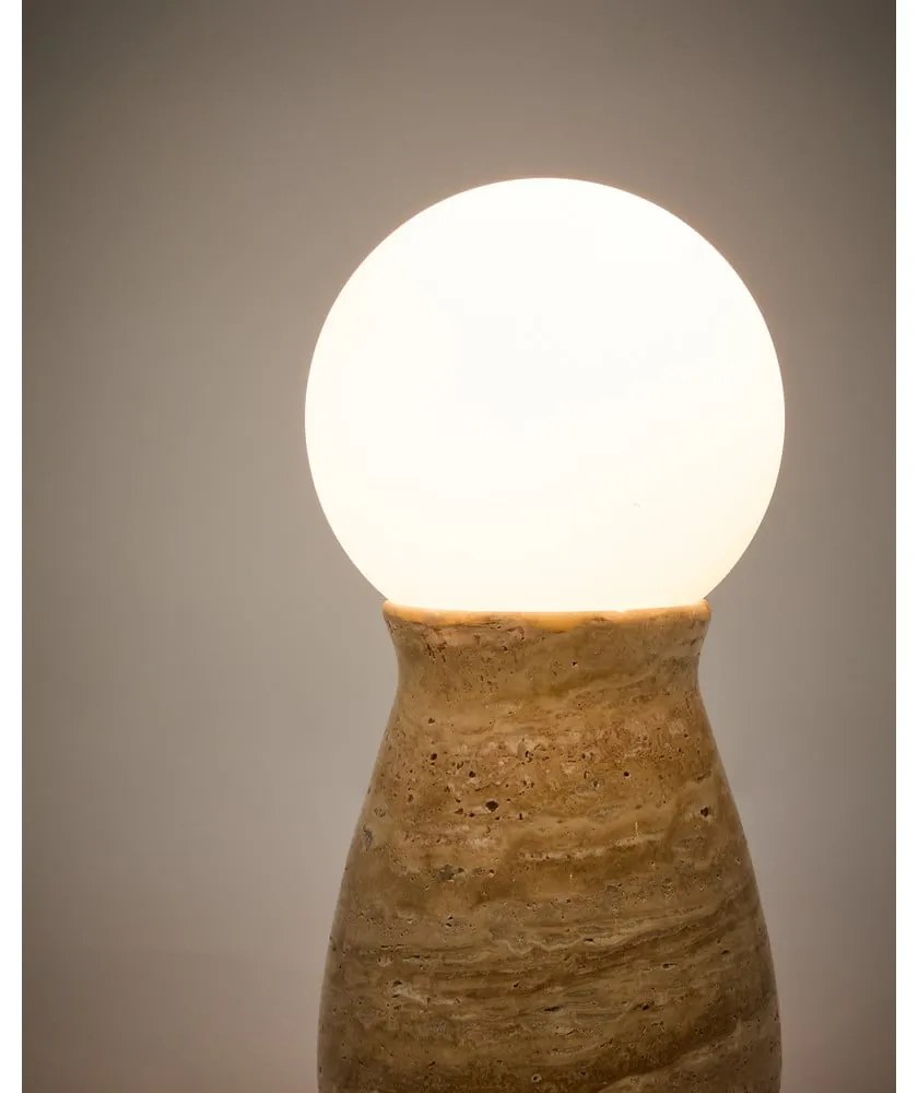 Bézs asztali lámpa (magasság 31,5 cm) Okeni – Kave Home