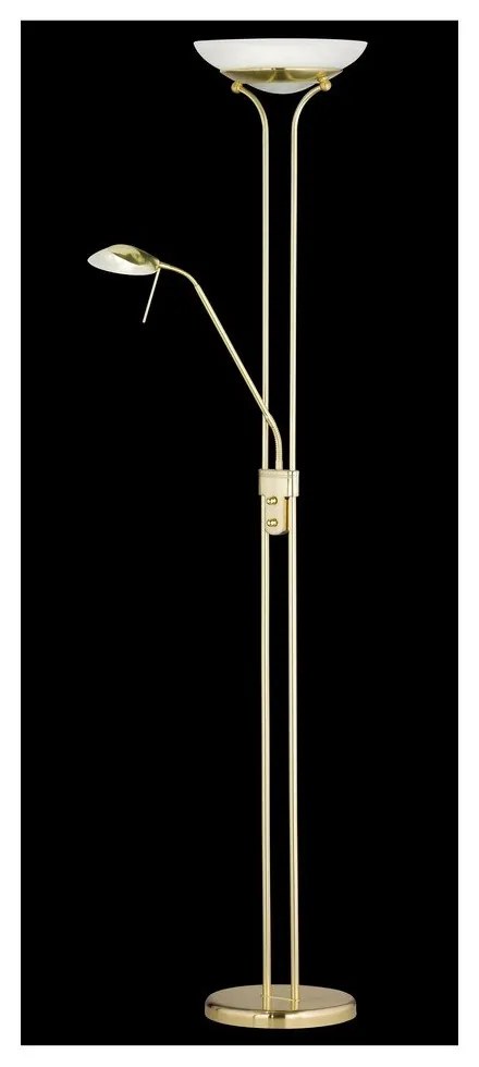 Aranyszínű LED dimmelhető állólámpa (magasság 182 cm) Pool – Fischer &amp; Honsel