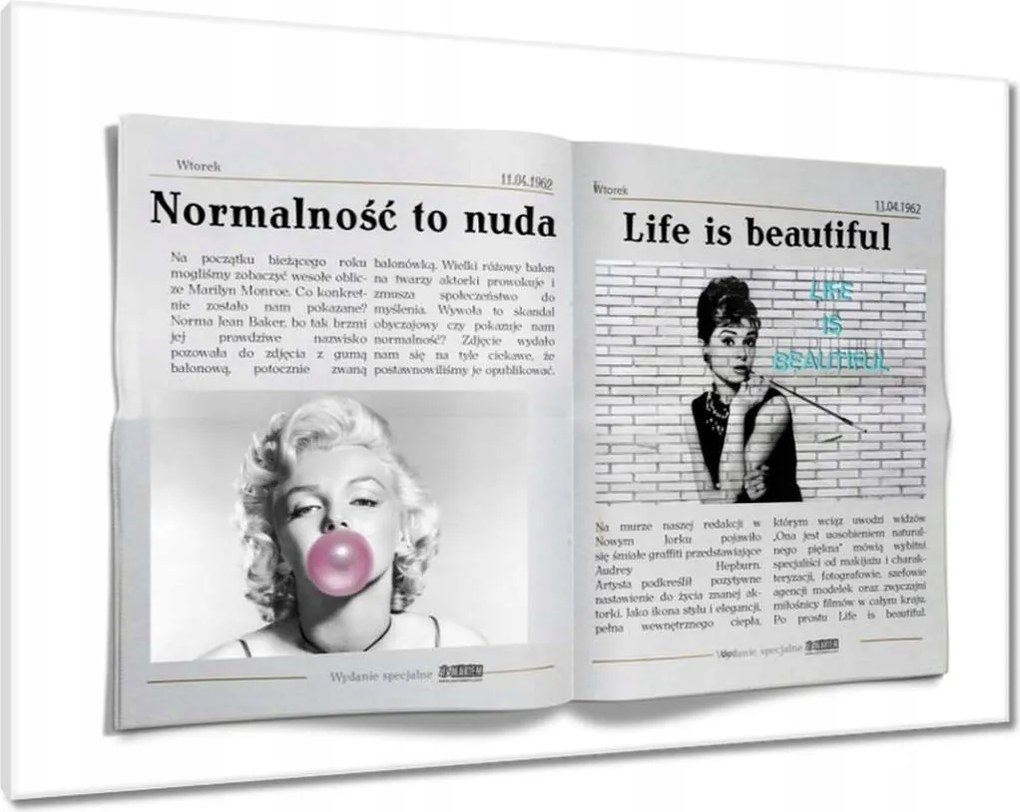 Festmények 100x70 Audrey és Marilyn