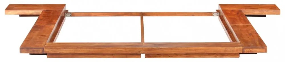 Japán stílusú tömör akácfa futon ágykeret 140 x 200 cm