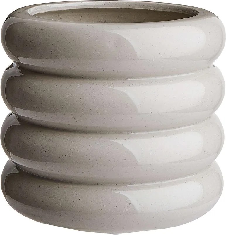 HOOP kaspó, szürke Ø14cm