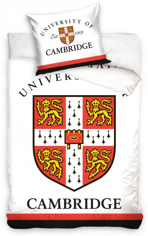 Cambridge White ágyneműhuzat 160×200cm, 70×80 cm