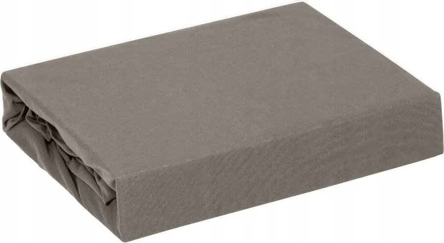 Gumis lepedő 180X200 grafit pamut jersey