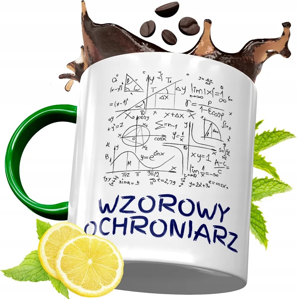 Zöld Bögre Biztonsági Őrnek Születésnapra Ajándék fényképes nyomtatással