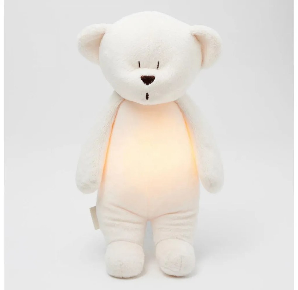 Moonie - Snuggle buddy dallammal és világítással medvebocs 2.0 cream