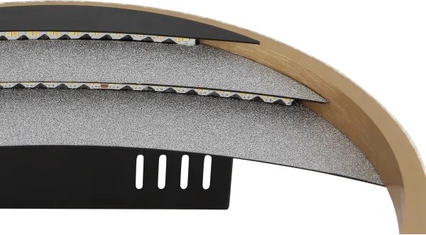Globo 48493-12 - CONSTANCE LED mennyezeti lámpatest, LED/12W/230V, átm. 29,5 cm, arany