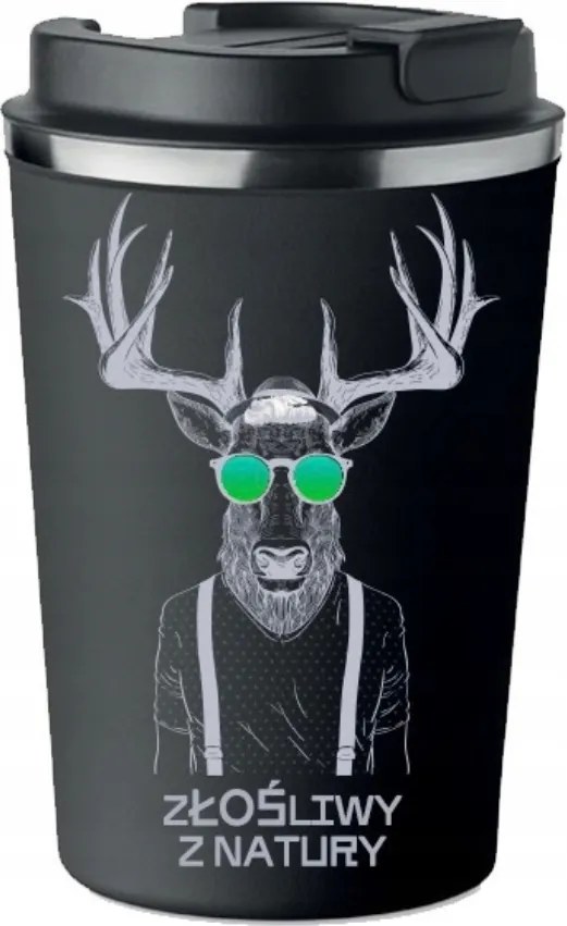 Prémium Termo Bögre fekete Férfi Apák napja Rosszindulatú Irónia KT_363