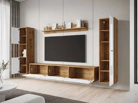 Nappali fal Ikinra XL (fehér + fényes fehér) . 1104555
