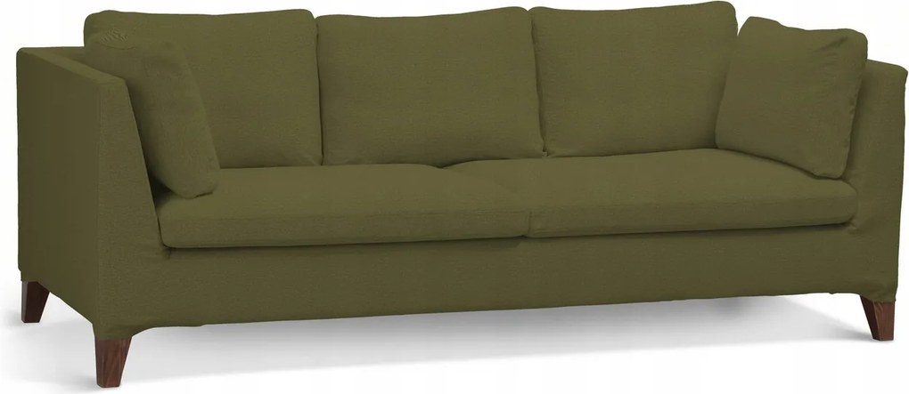 Dekoria Stockholm 3 személyes kanapé huzat Ikea zöld