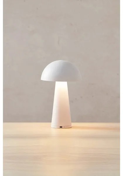 Markslöjd 108656 - LED Dimmelhető újratölthető lámpa FUNGI LED/1,5W/5V IP44 fehér