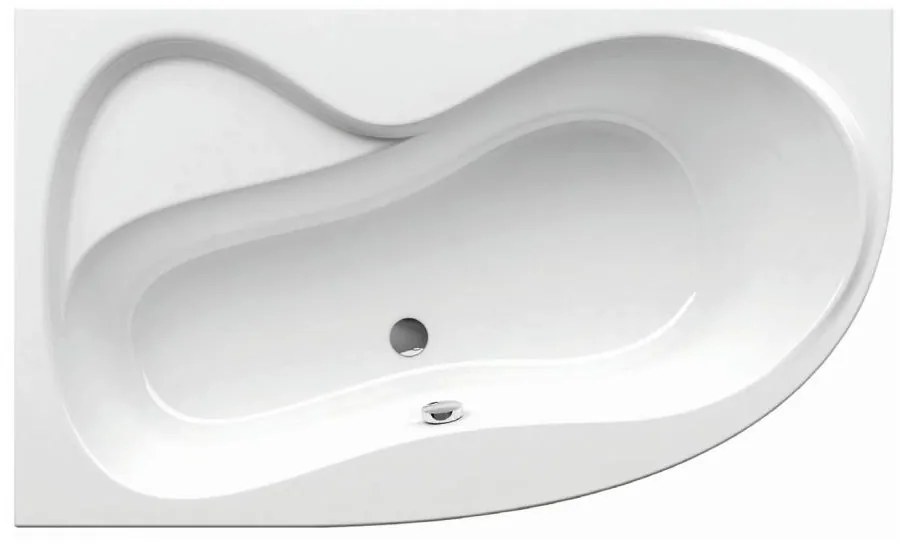 Ravak C571000000 - Sarokkád ROSA 160x95 cm akril/fehér