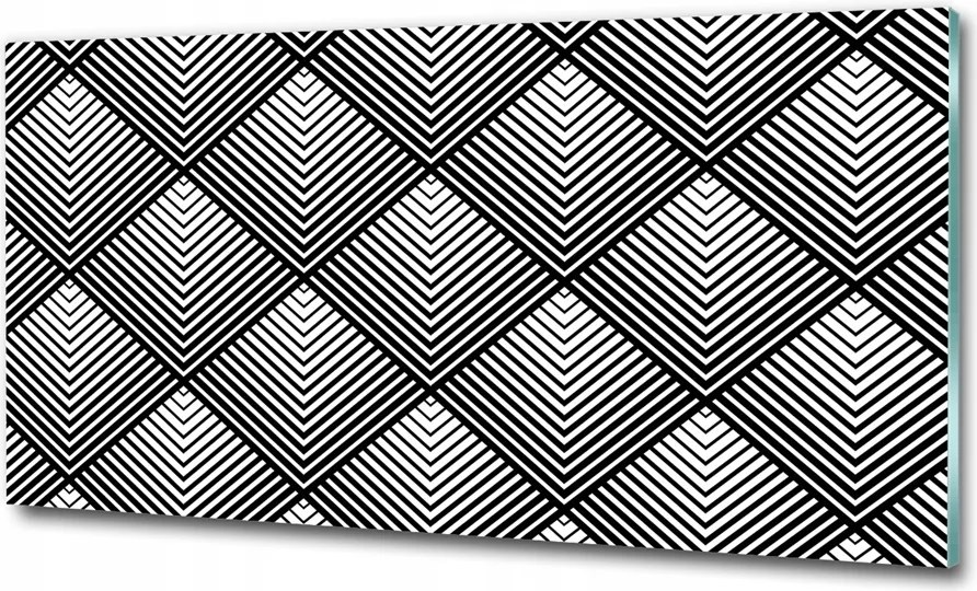 Fotó-üvegkép Geometrikus háttér 100x50