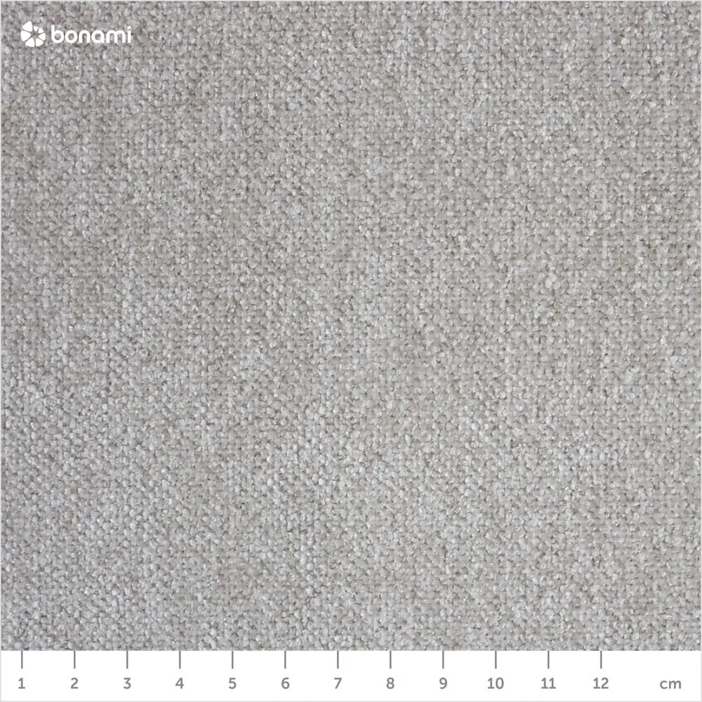 Bézs kárpitozott franciaágy ágyráccsal 180x200 cm Noira Slim – Bonami Selection